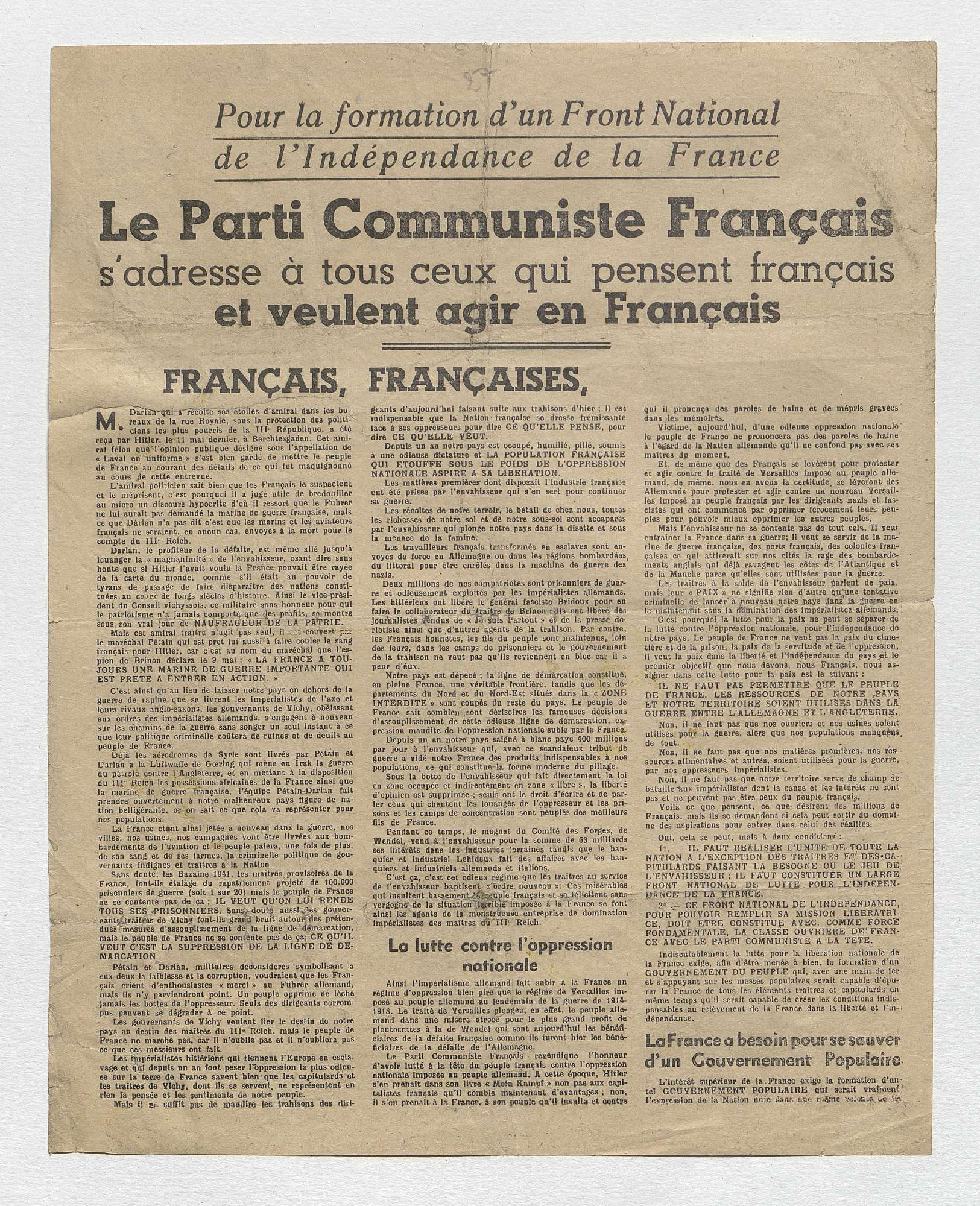 3 - Manifestations anti-hitlériennes et répression 39 fran 0020 04341 l medium MRJ MOI