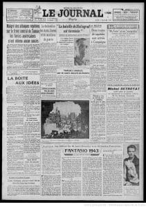 2 - Accélération de la déportation. Armée nazie en déroute 5 s10.pa2 .005 journal stalingrad fev1943 MRJ MOI