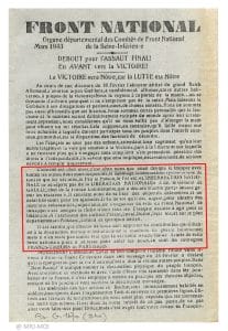 1 - Regroupement de la Résistance juive communiste 18 s11.pa1 .012 front national tract 1943 mg MRJ MOI