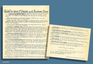 1 - Regroupement de la Résistance juive communiste 28 s11.pa1 .016 ujj 1943 p1 2.mg MRJ MOI