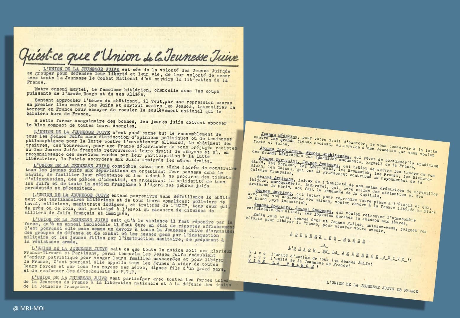 1 - Regroupement de la Résistance juive communiste 57 s11.pa1 .016 ujj 1943 p1 2.mg MRJ MOI