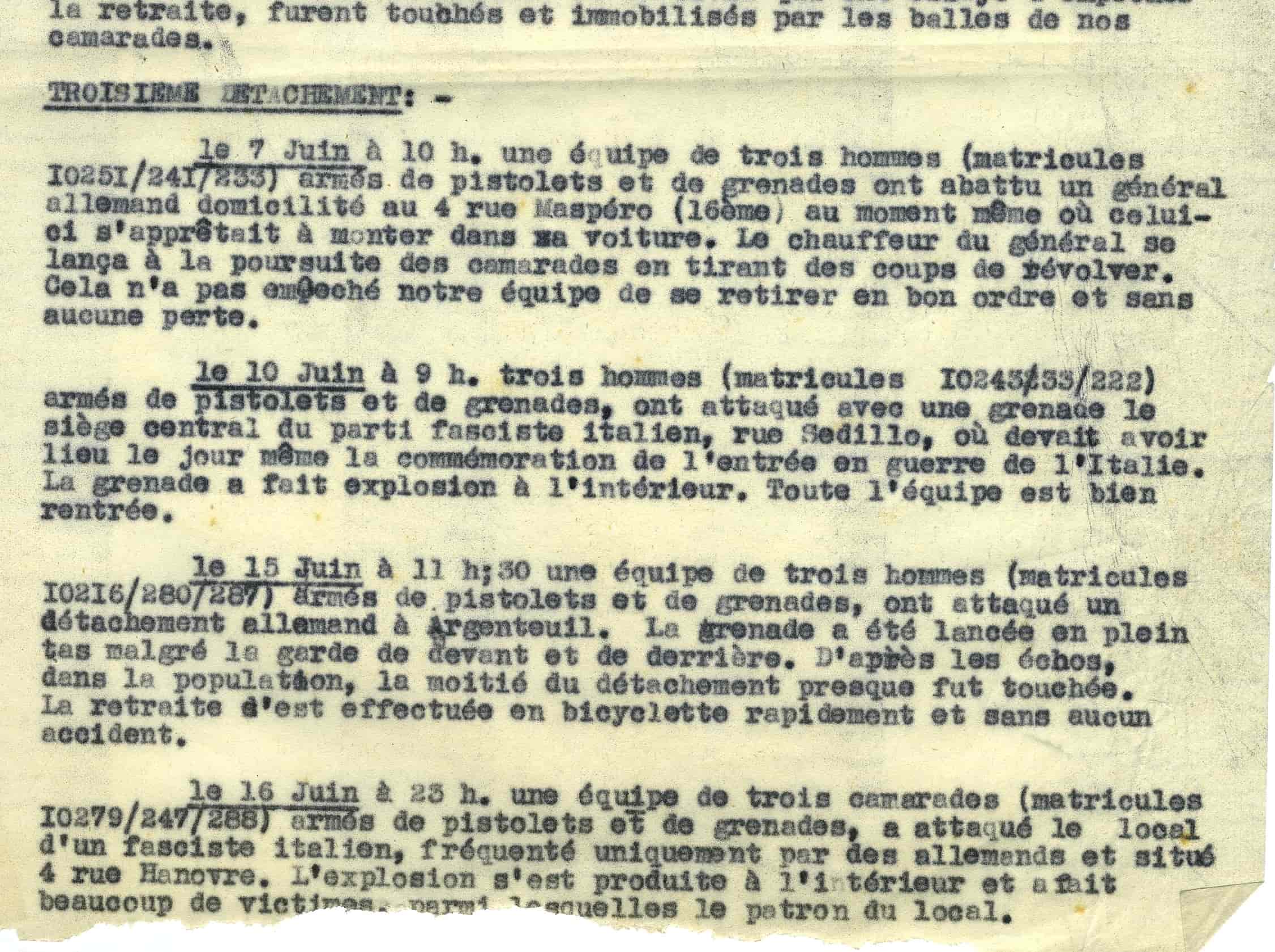 1 - Regroupement de la Résistance juive communiste 61 MRJ MOI