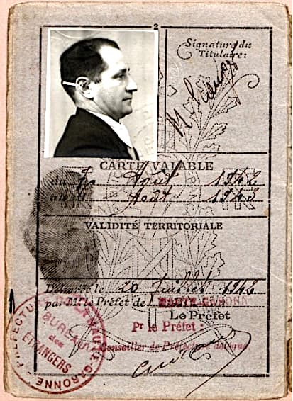 2 - Combat des FTP-M.O.I. au sud 25 s11.pa2 .002 carte identite langer MRJ MOI