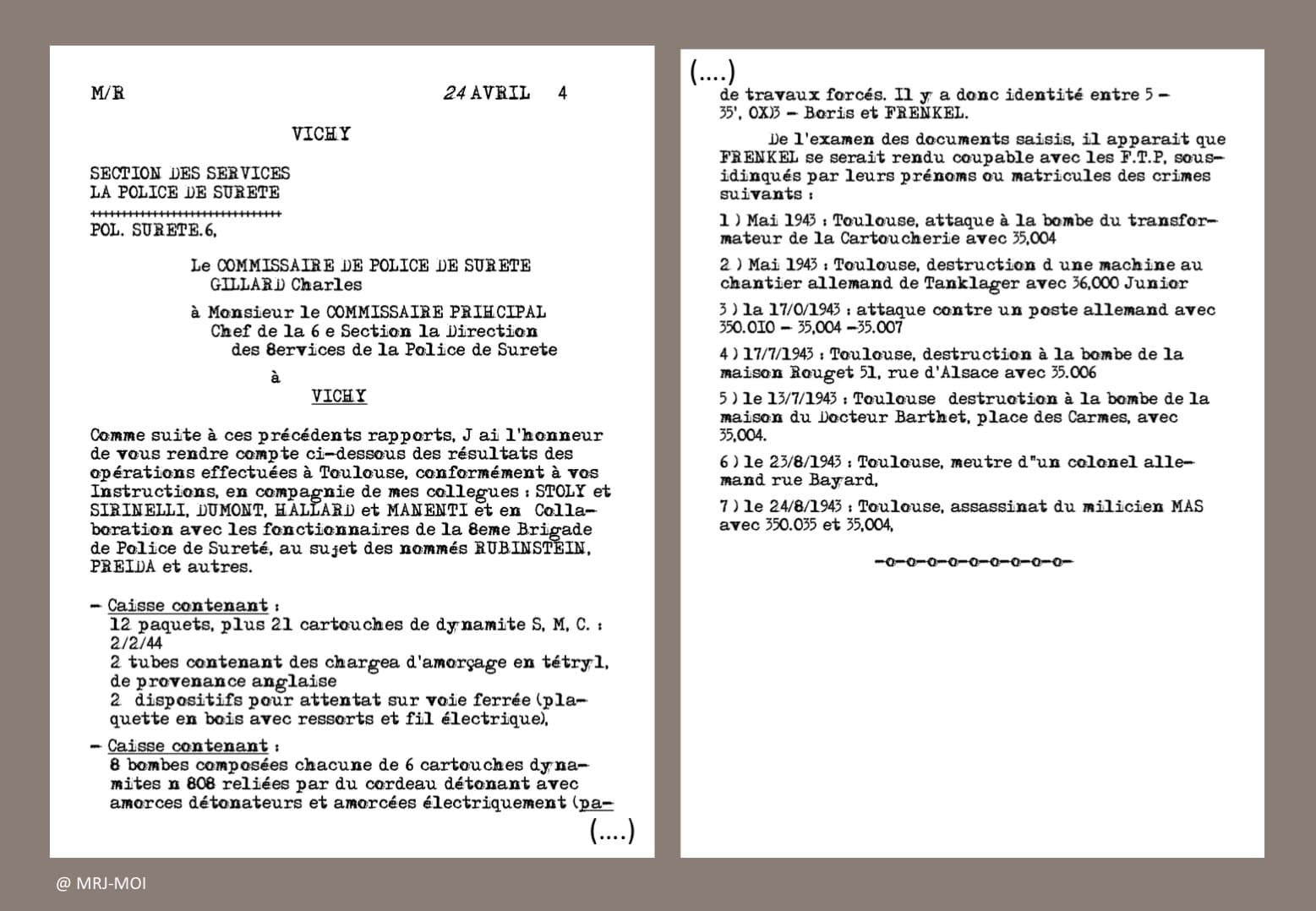 2 - Combat des FTP-M.O.I. au sud 35 s11.pa2 .011 rapport gillard ext p1 6 mg MRJ MOI