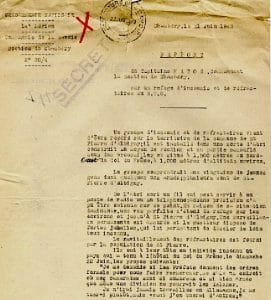 1 - Contre le nazisme et Vichy : convergence des forces 6 s13.pa1 .005 rapport gendarmerie sto MRJ MOI