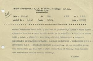 1 - Contre le nazisme et Vichy : convergence des forces 13 s13.pa1 .011 j.moulin rex mai1943 MRJ MOI