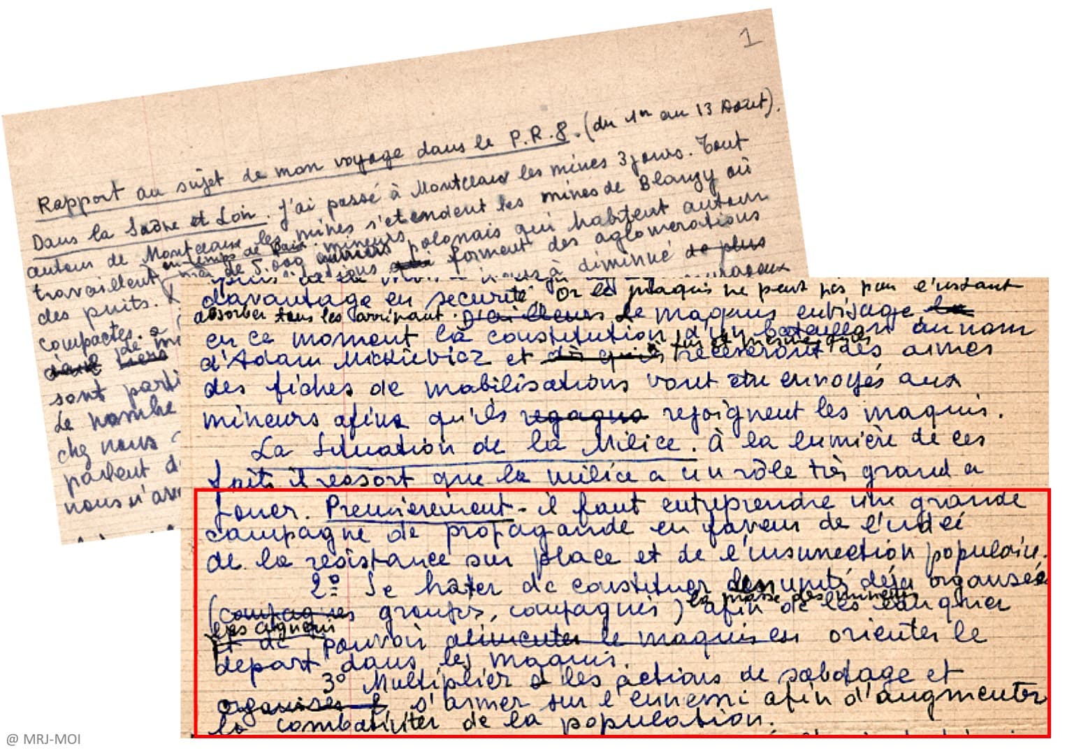 1 - Vers l’insurrection nationale 34 s14.pa1 .007 rapport c.cerf mg MRJ MOI