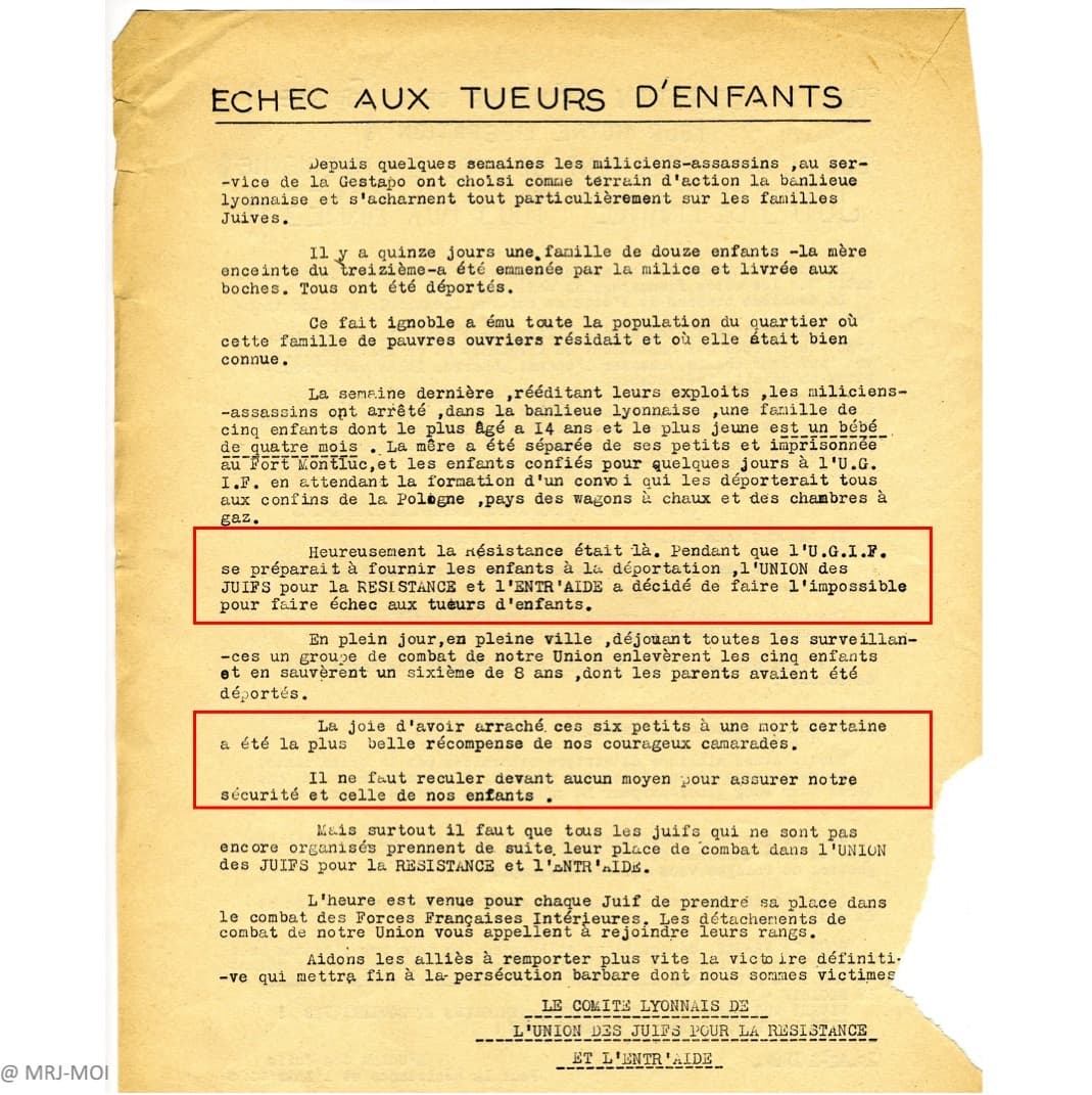 3 - Débarquement allié. Démultiplication des actions de Résistance 49 s14.pa3 .020 tract ujre lyon 1944 mg MRJ MOI