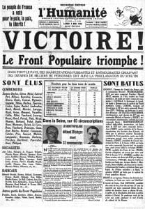 1 - Un front uni contre deux dangers communs 9 s2.pa1 .008 humanite 4mai1936 MRJ MOI