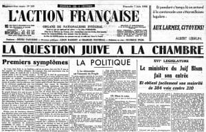 1 - Un front uni contre deux dangers communs 10 s2.pa1 .009 action francaise 7juin1936 MRJ MOI