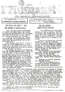 3 - Mise en place de l’information clandestine par la section juive de la M.O.I. 8 s2.pa3 .007 huma clandestine n2 30oct 1939 MRJ MOI