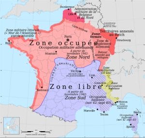 2 - De la collaboration à l’antisémitisme d'État 3 s3.pa2 .003 france en zones apres armistice MRJ MOI