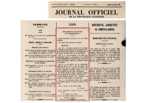 2 - De la collaboration à l’antisémitisme d'État 22 s3.pa2 .017 loi revision.nat .22juillet 1940 mg MRJ MOI