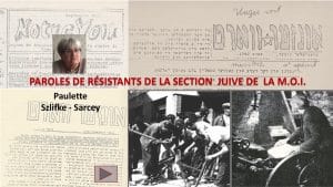 3 - Actions clandestines de la section juive de la M.O.I. 24 s3.pa3 .016 p sarcey jeunes vd MRJ MOI