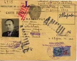 4 - Second statut des Juifs 12 s4.pa4 .009 carte juif rafalovitch juin 1941 min MRJ MOI