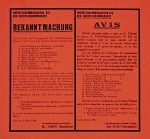 2 - Résistance armée, Résistance civile 4 s5.pa2 .003 avis allemand grevistes MRJ MOI