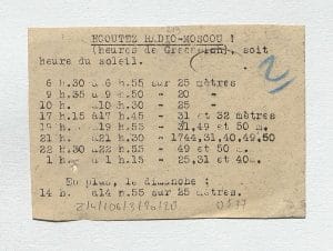 3 - Manifestations anti-hitlériennes et répression 8 s5.pa3 .004 ecouter radio moscou 1941 MRJ MOI