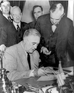 2 - Nouveau palier dans la politique de terreur 26 s7.pa2 .005 roosevelt declaration guerre min MRJ MOI