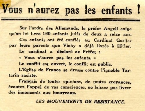 Sauvetage des enfants juifs
1 s9.pa1 .028 tract deportation enfants juifs oct 1942 min MRJ MOI